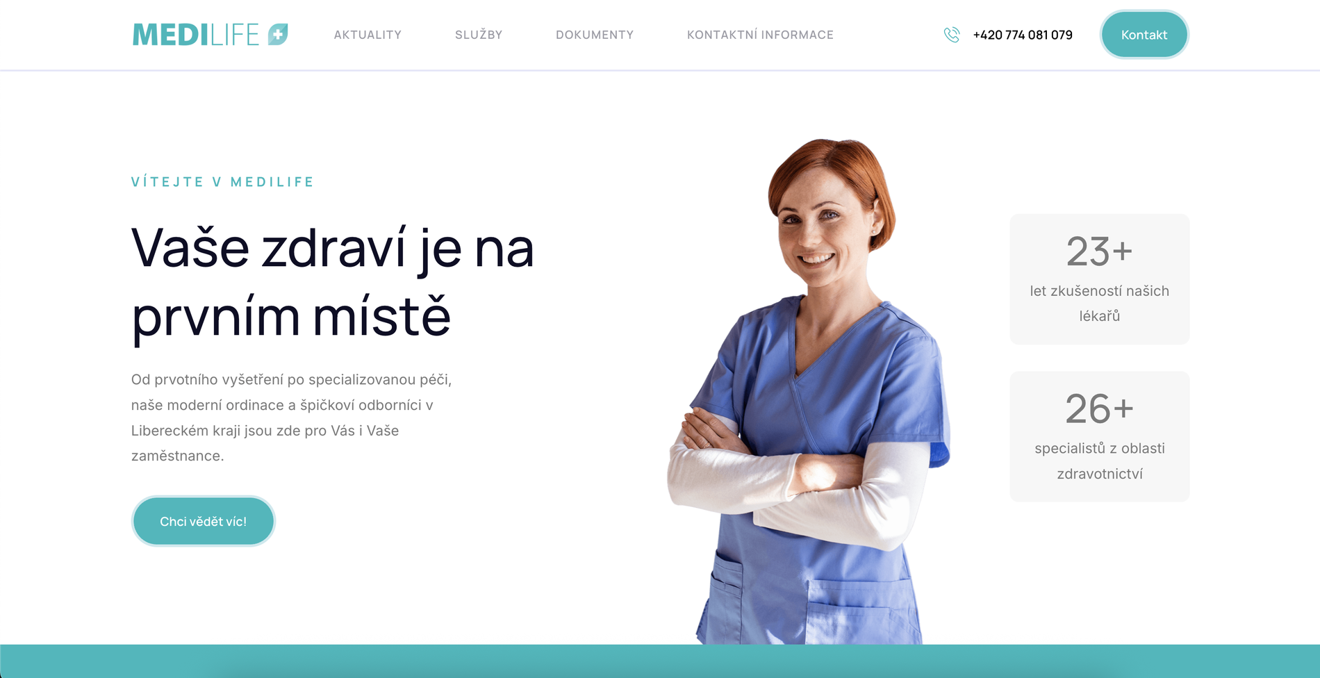 Ordinace Medilife - web